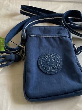 KIPLING Tally Admiral Blue Phone Mini Crossbody Bag- New W/ Tags